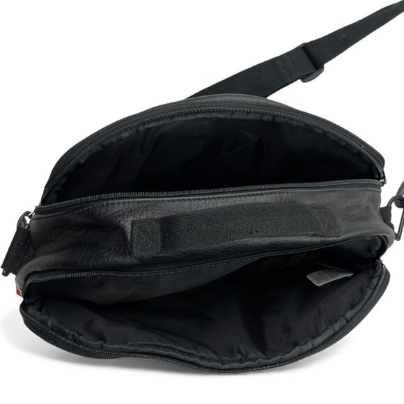 Adidas Vintage Cross Body Airliner Computer Double Compartment Shoe Logo Bag Y2K - Picture 10 of 13